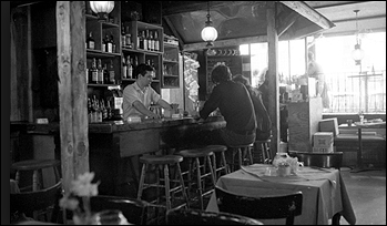 Interior of Copper Hatch bar.
