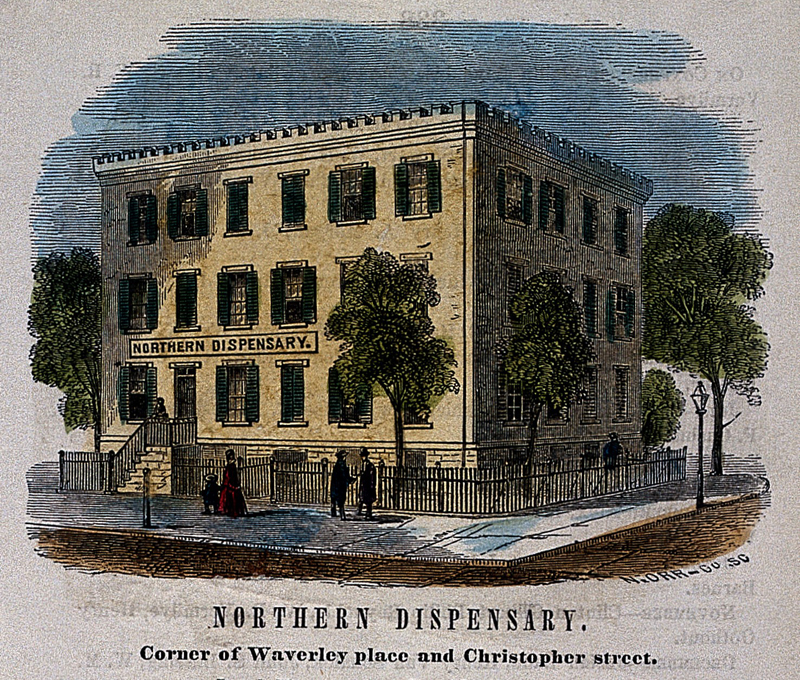 The Northern Dispensary in 1860.