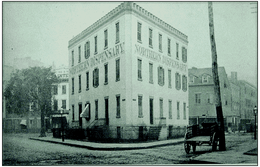 The Northern Dispensary in 1885.