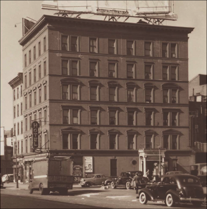 The Keller Hotel in 1940.