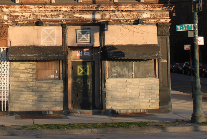 Outside shot of Keller Bar in 2011.