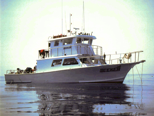 The Seeker deep-dive boat.